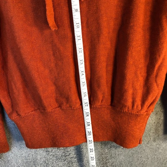 Madewell Women's XXS Claireview Hoodie Sweater Maple Glow NC682 MSRP $90 - Picture 9 of 14